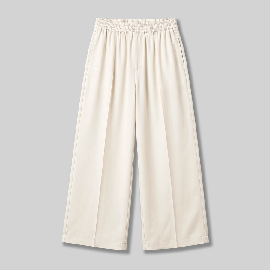 GizaLux Ivory oversized pants, flat