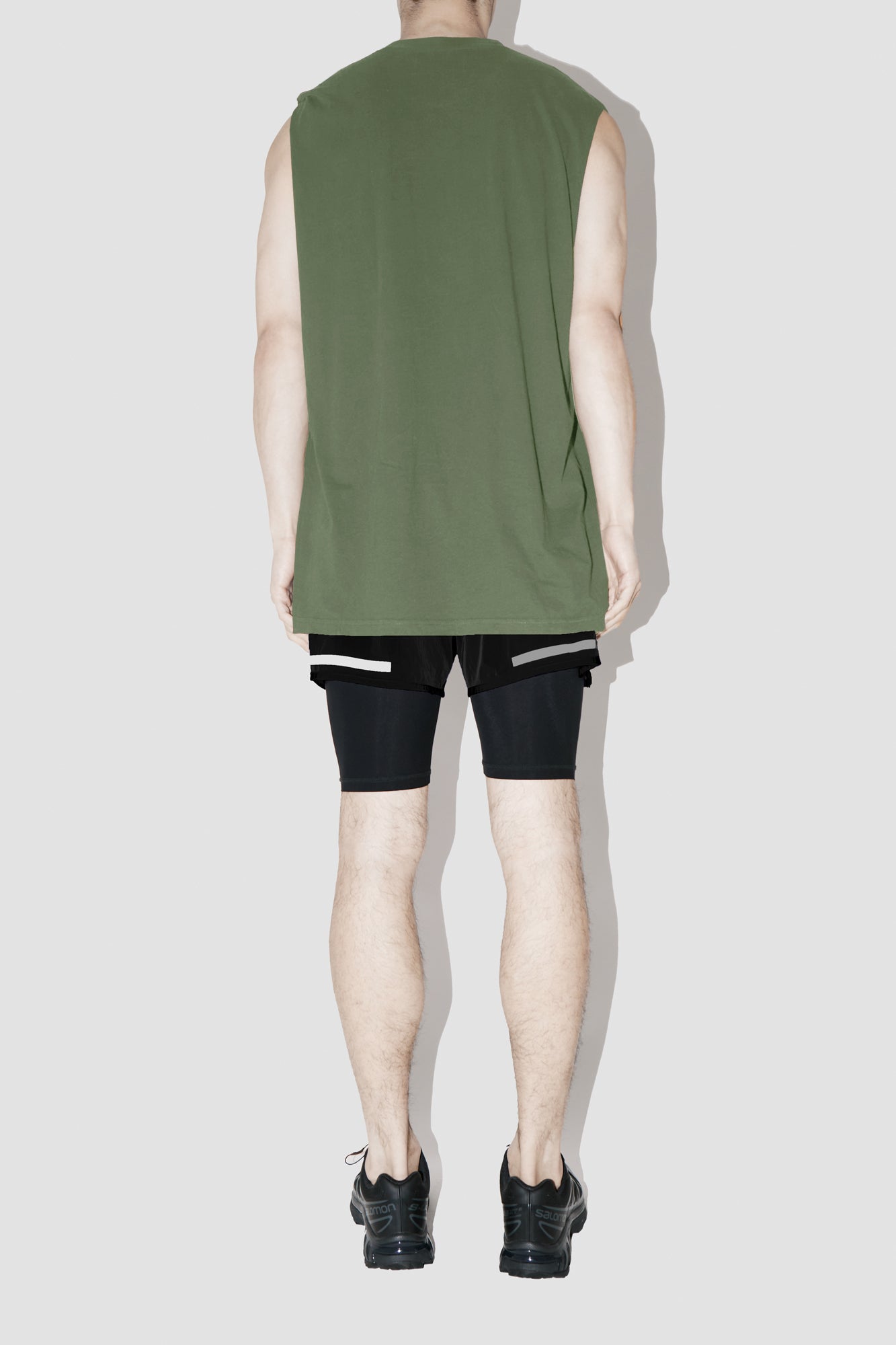 Olive SLEEVELESS T-SHIRT