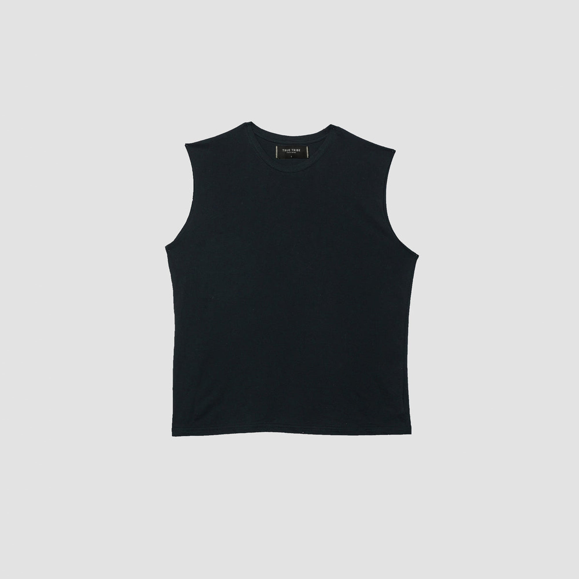 ElevaPima Black Sleeveless T-Shirt
