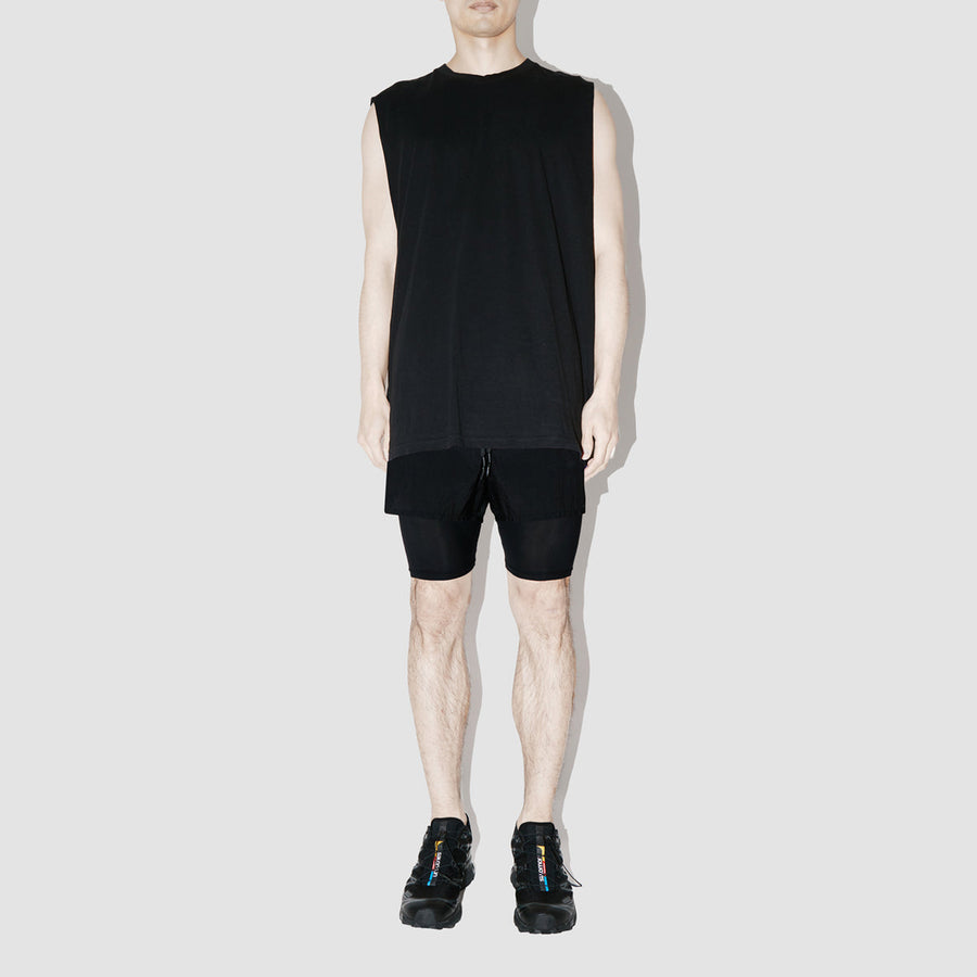 ElevaPima Black Sleeveless T-Shirt