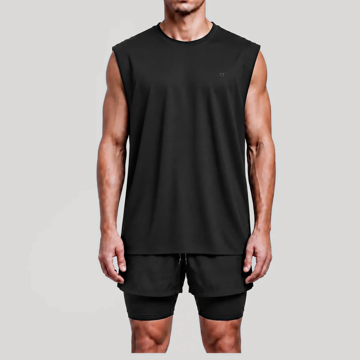 Sleeveless Tee, the cut