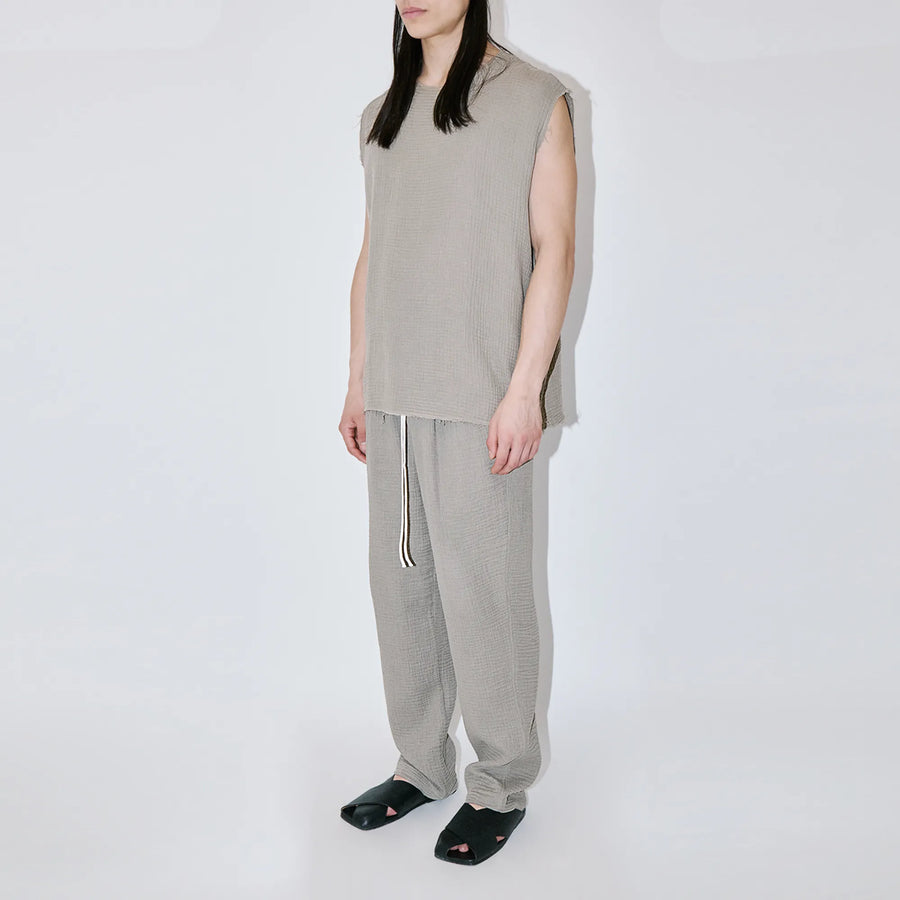 AngelWeave Sand Gauze Sleeveless T-Shirt