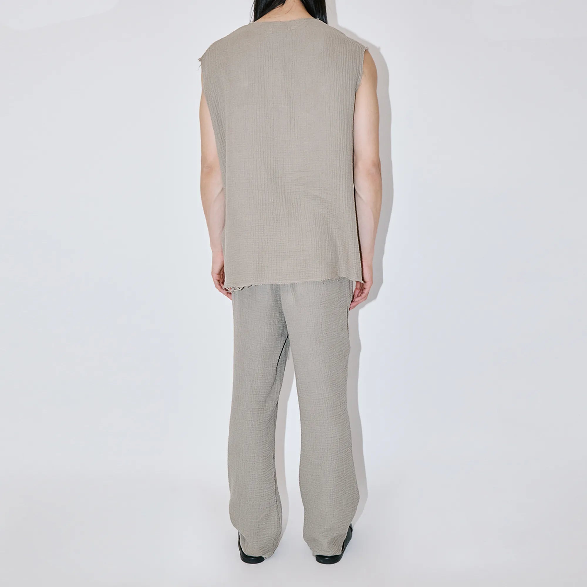 AngelWeave Sand Gauze Sleeveless T-Shirt