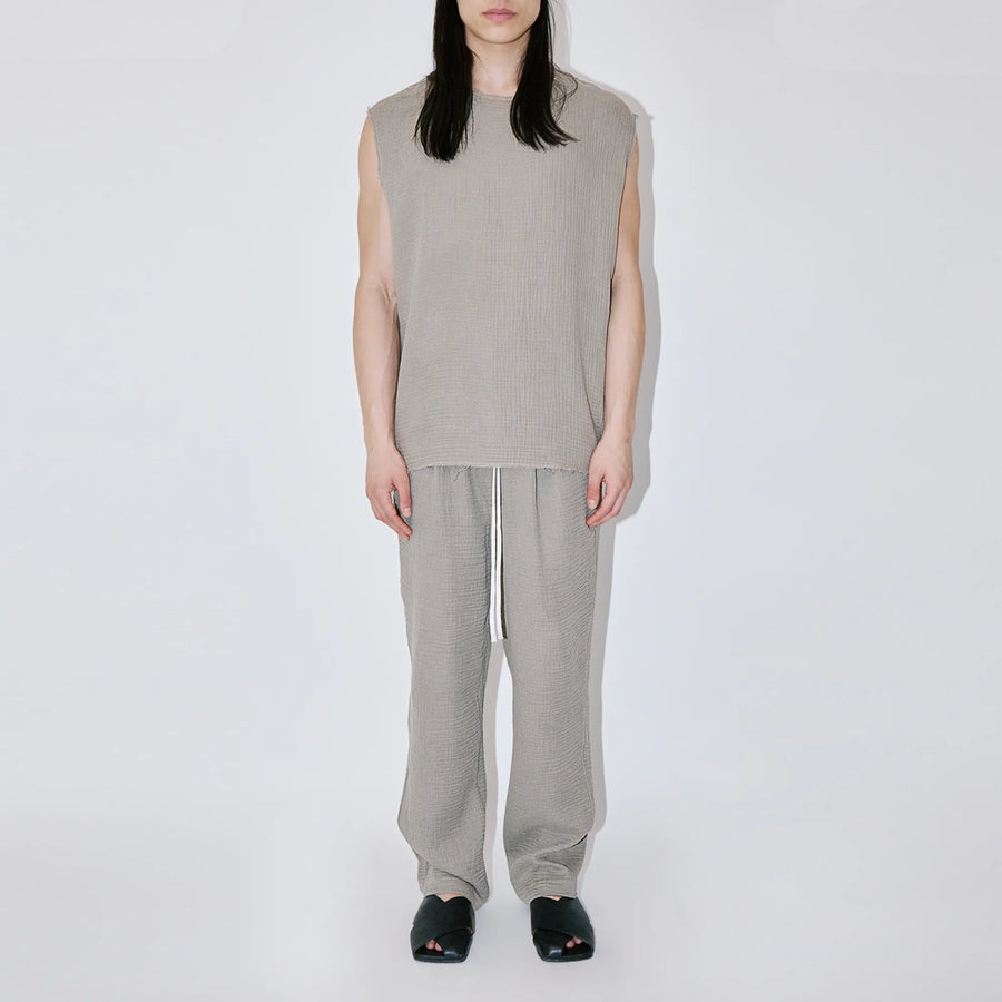 AngelWeave Sand Gauze Sleeveless T-Shirt