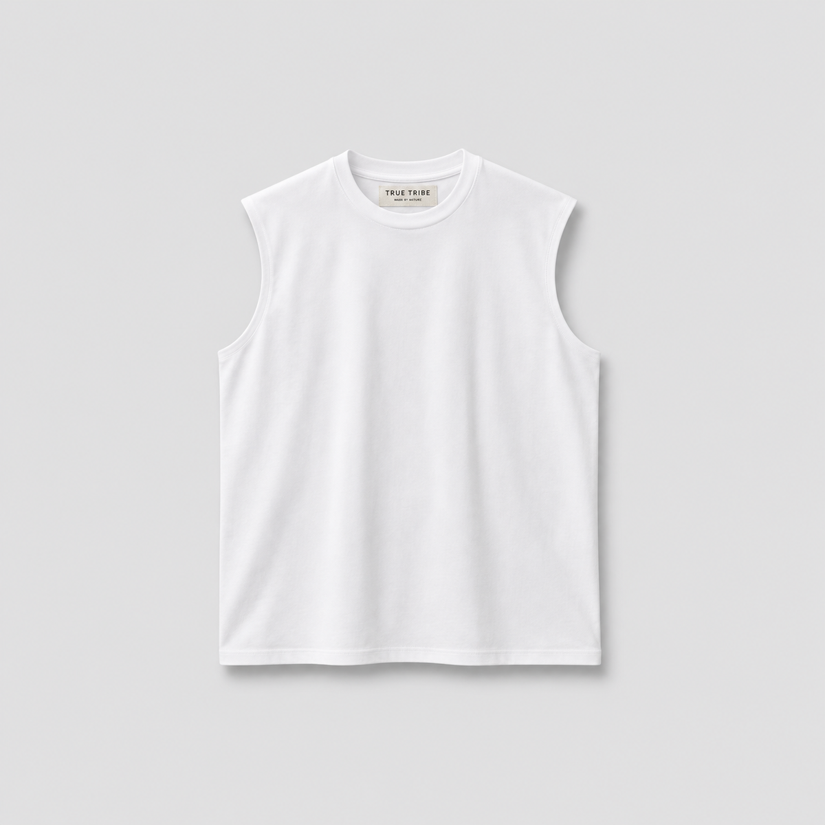 ShoreCotton White Sleeveless Tee