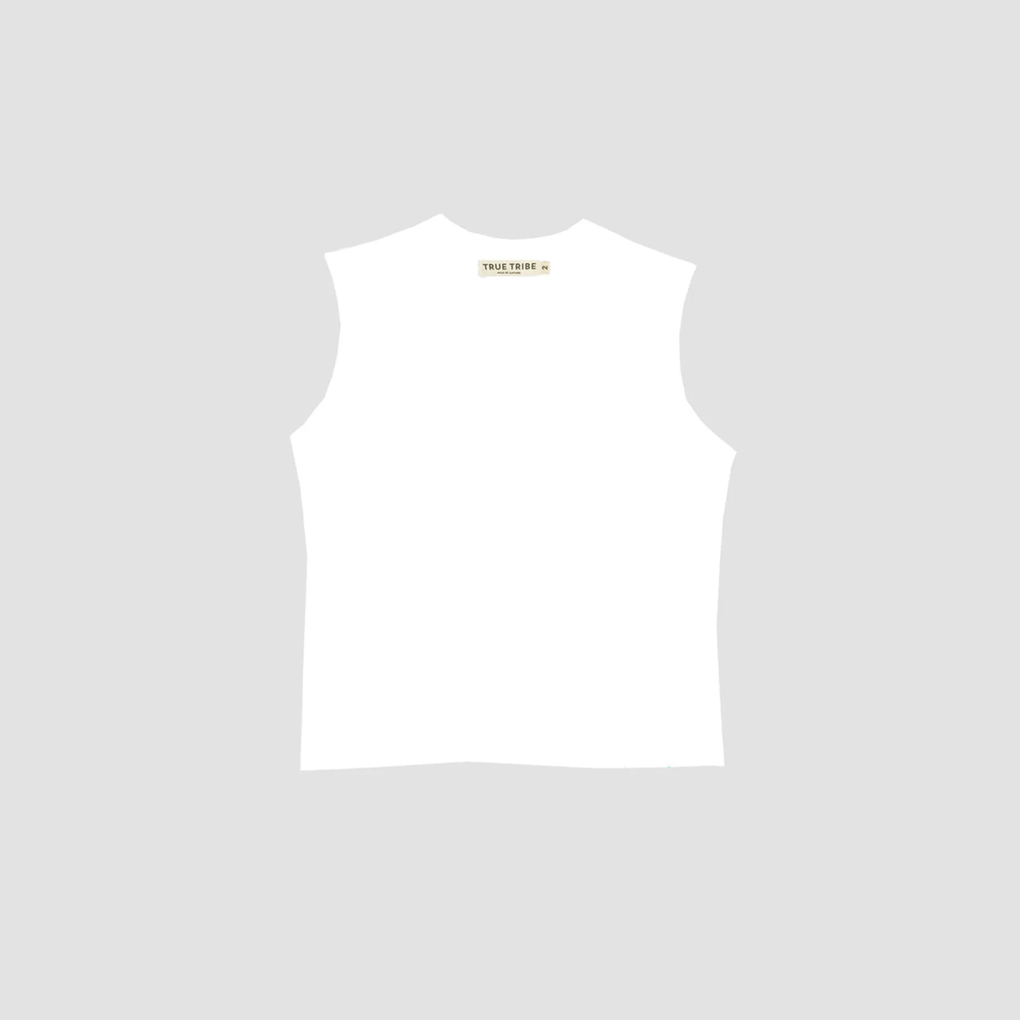 ElevaPima White Sleeveless T-Shirt