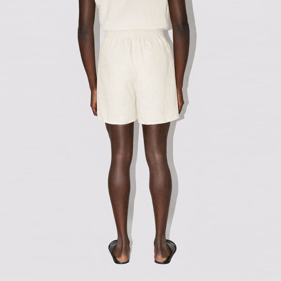 AngelWeave Ivory Gauze Lounge Shorts