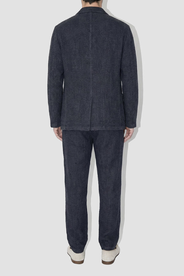 AngelWeave Dark Navy Gauze Light Suit Jacket