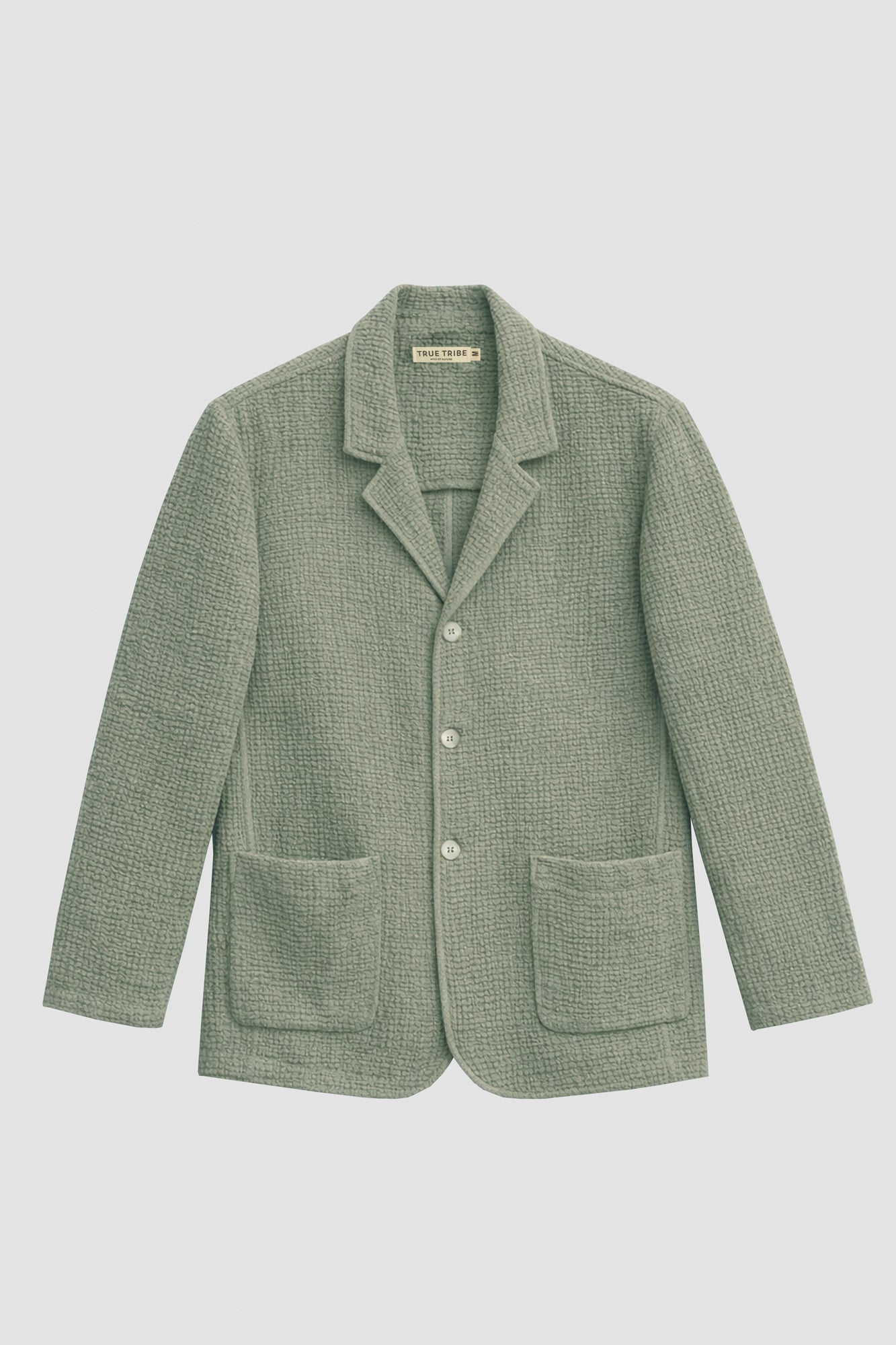 AngelWeave Khaki Gauze Light Suit Jacket