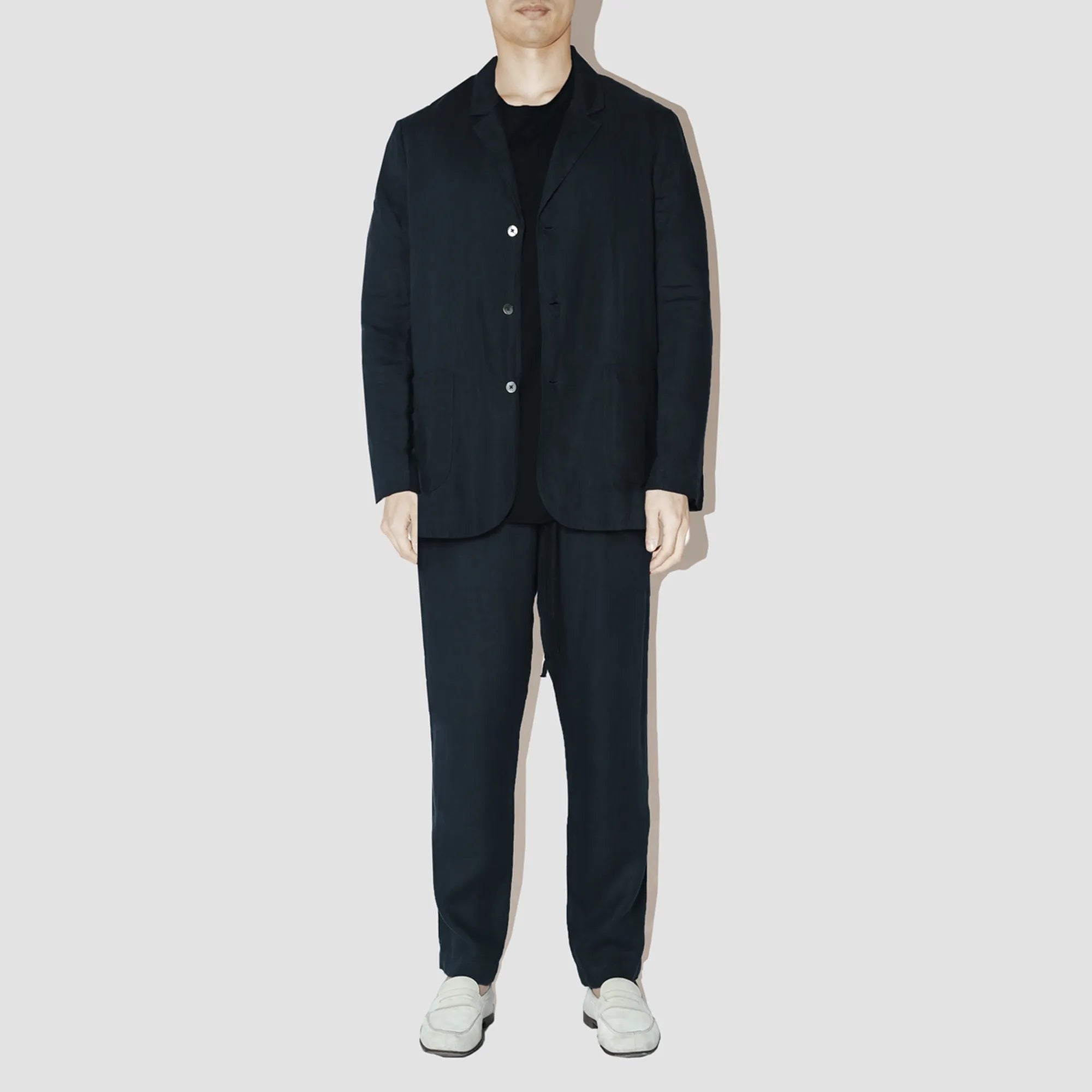 TerraLinen Black Light Suit Jacket