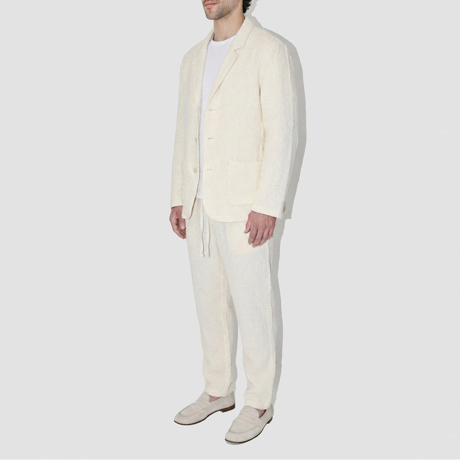 AngelWeave Ivory Gauze Light Suit Jacket