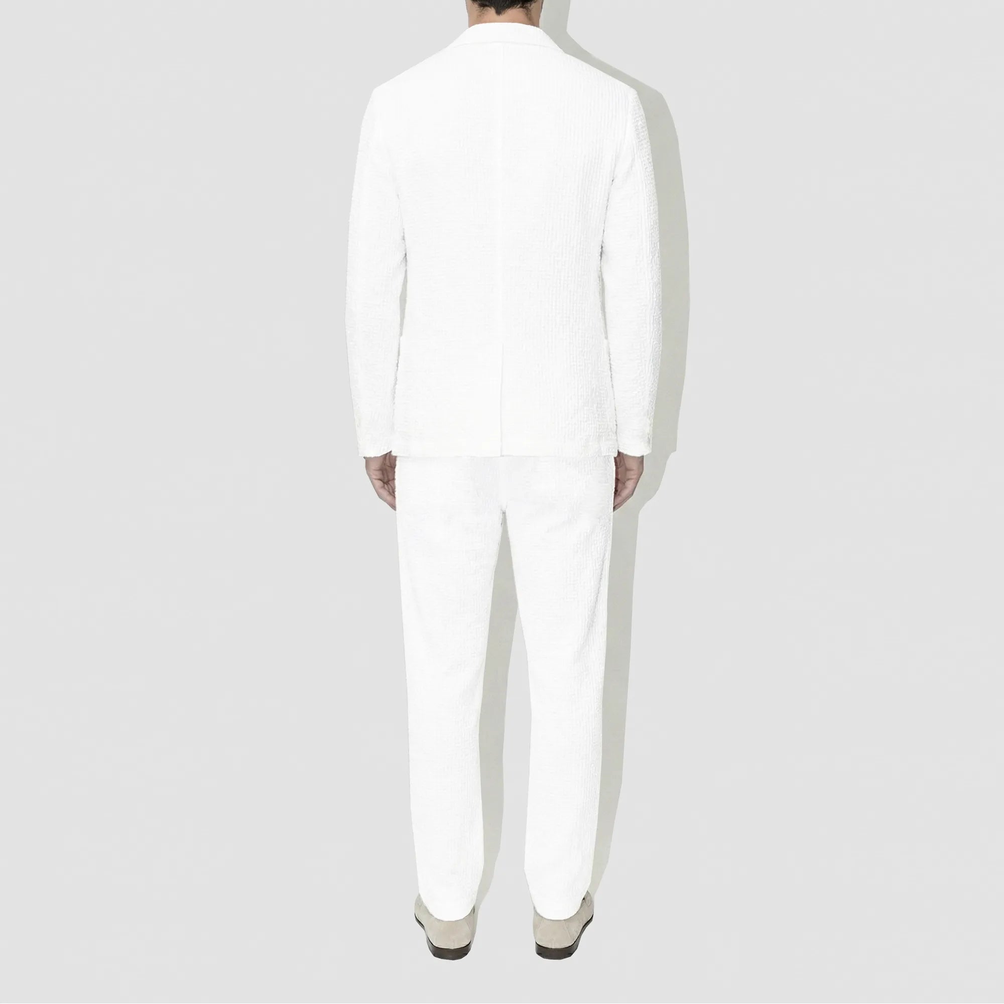 AngelWeave White Gauze Light Suit Jacket