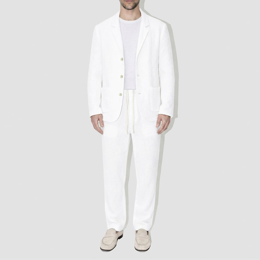 AngelWeave White Gauze Light Suit Jacket