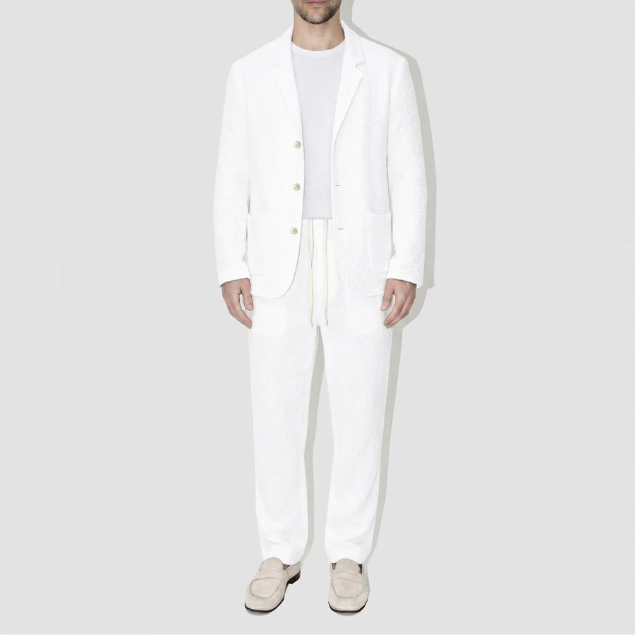 AngelWeave White Gauze Light Suit Jacket