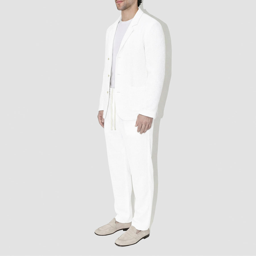 AngelWeave White Gauze Light Suit Jacket