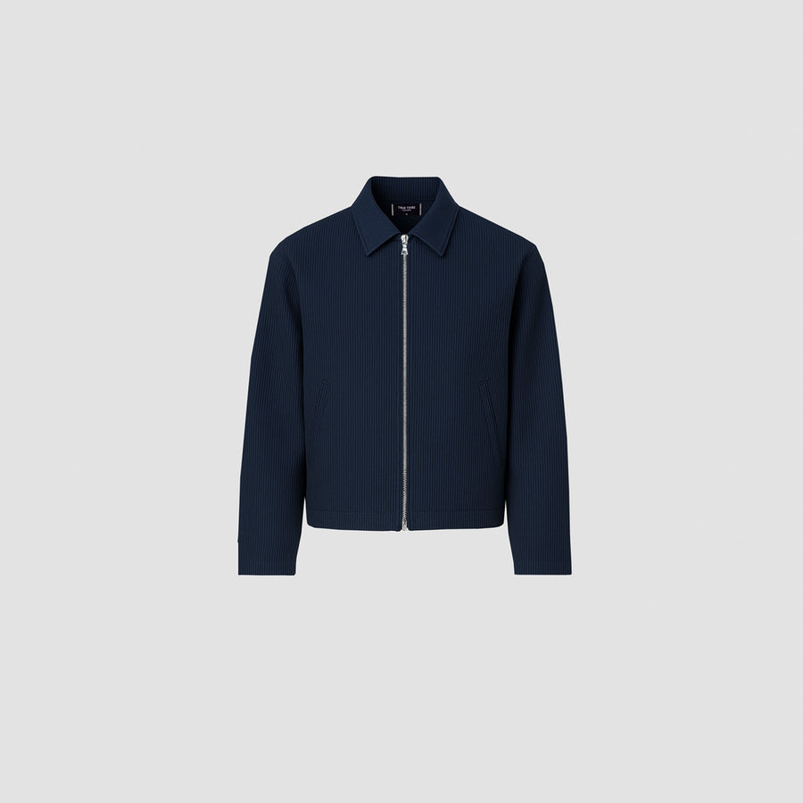 PipeShell Navy Zip Overshirt