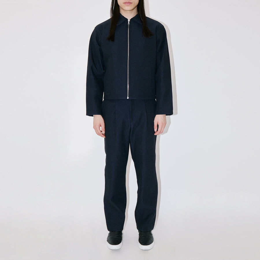 PipeShell Navy Zip Overshirt