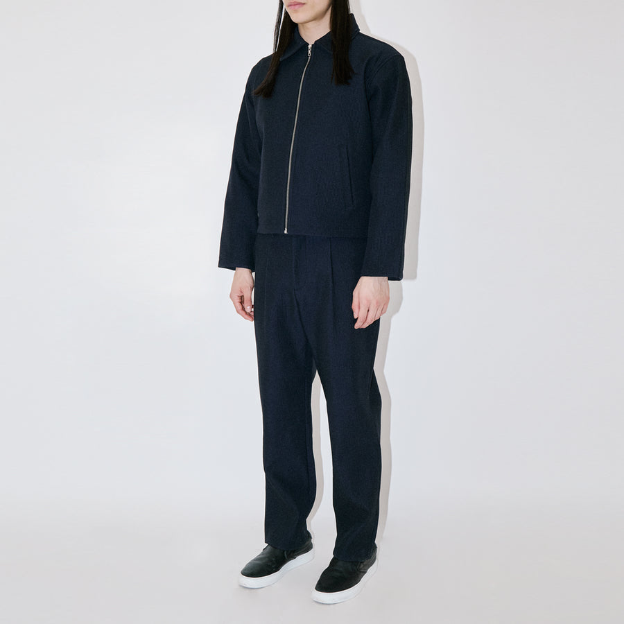 PipeShell Navy Zip Overshirt