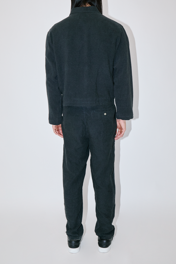 TerraLinen Black Zip Overshirt