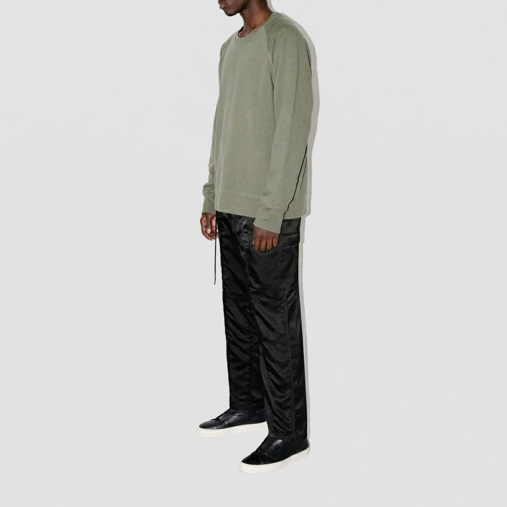 Heavyweight Endura Khaki Fleece Oversized Sweater