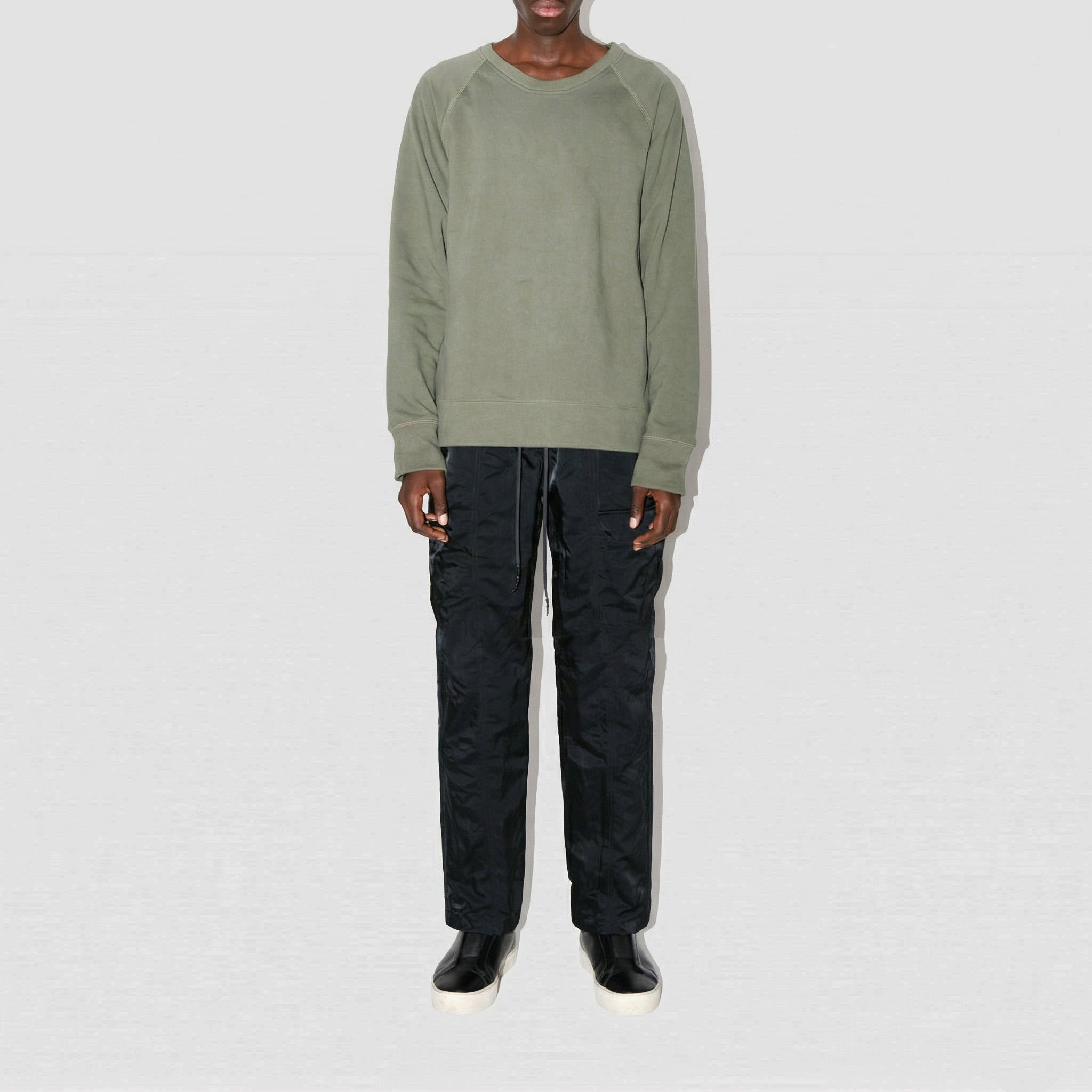 Heavyweight Endura Khaki Fleece Oversized Sweater