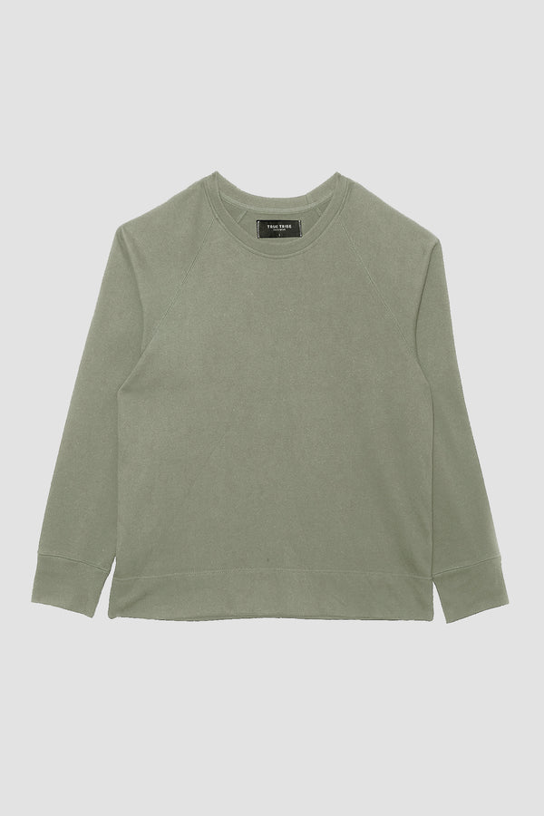 Heavyweight Endura KHAKI FLEECE OVERSIZED SWEATER