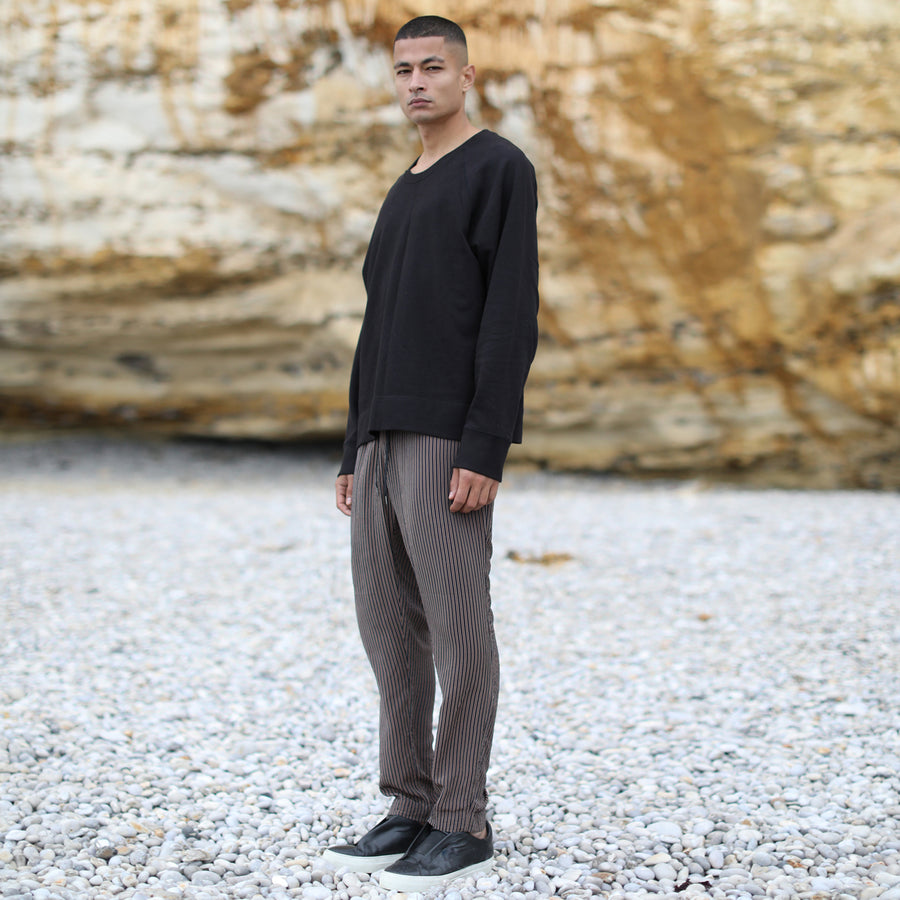 Heavyweight Endura Black Fleece Oversized Sweater