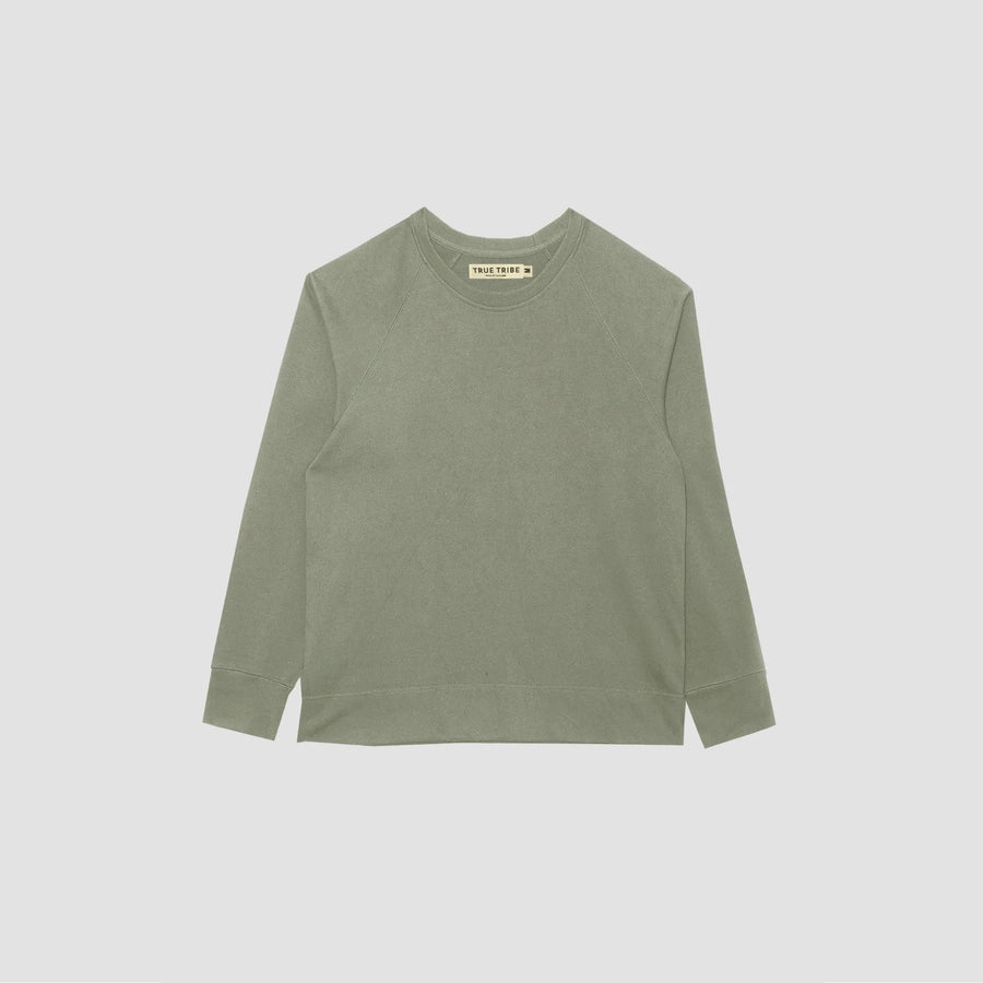 Heavyweight Endura Khaki Fleece Oversized Sweater