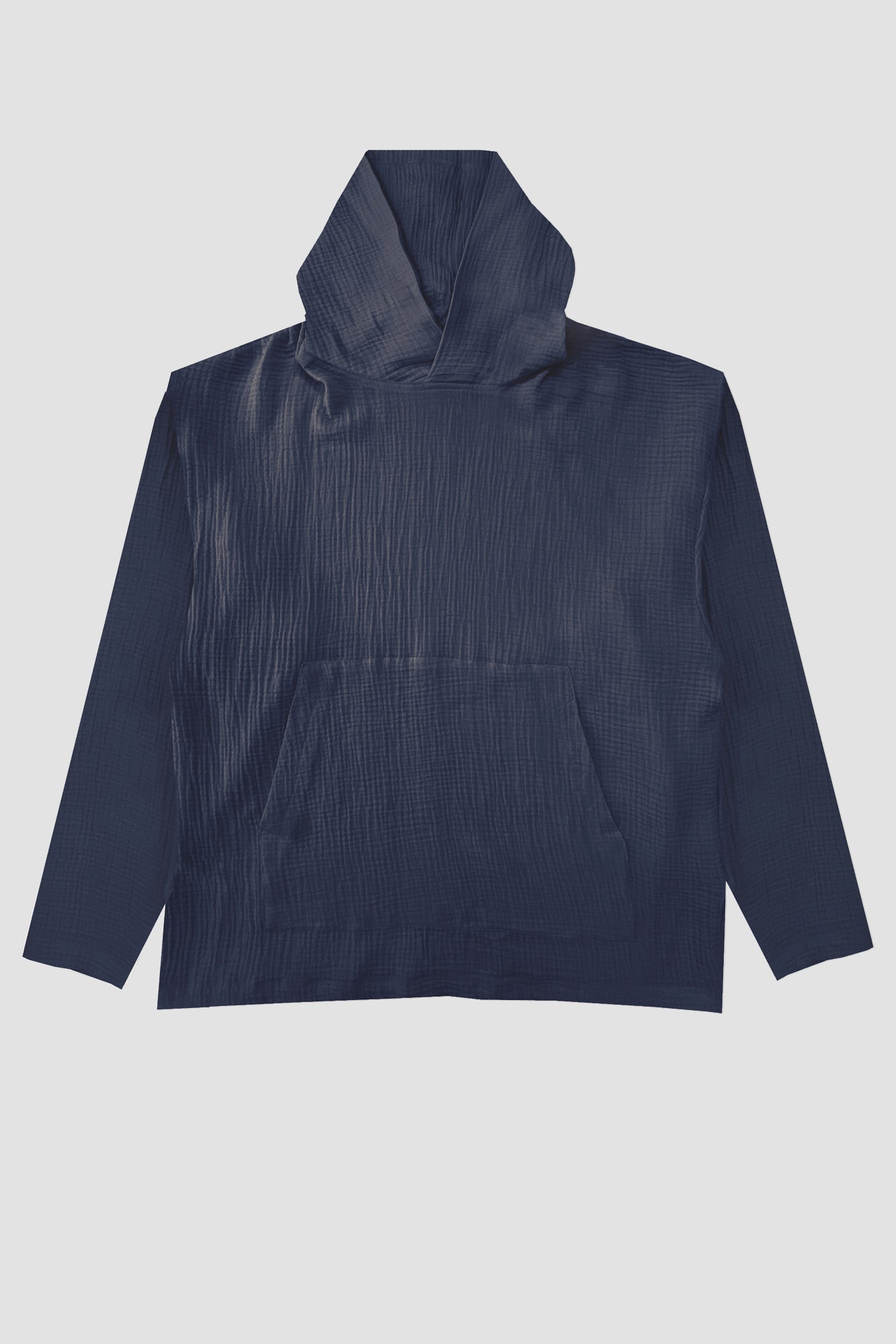 AngelWeave DARK NAVY GAUZE OVERSIZED HOODIE