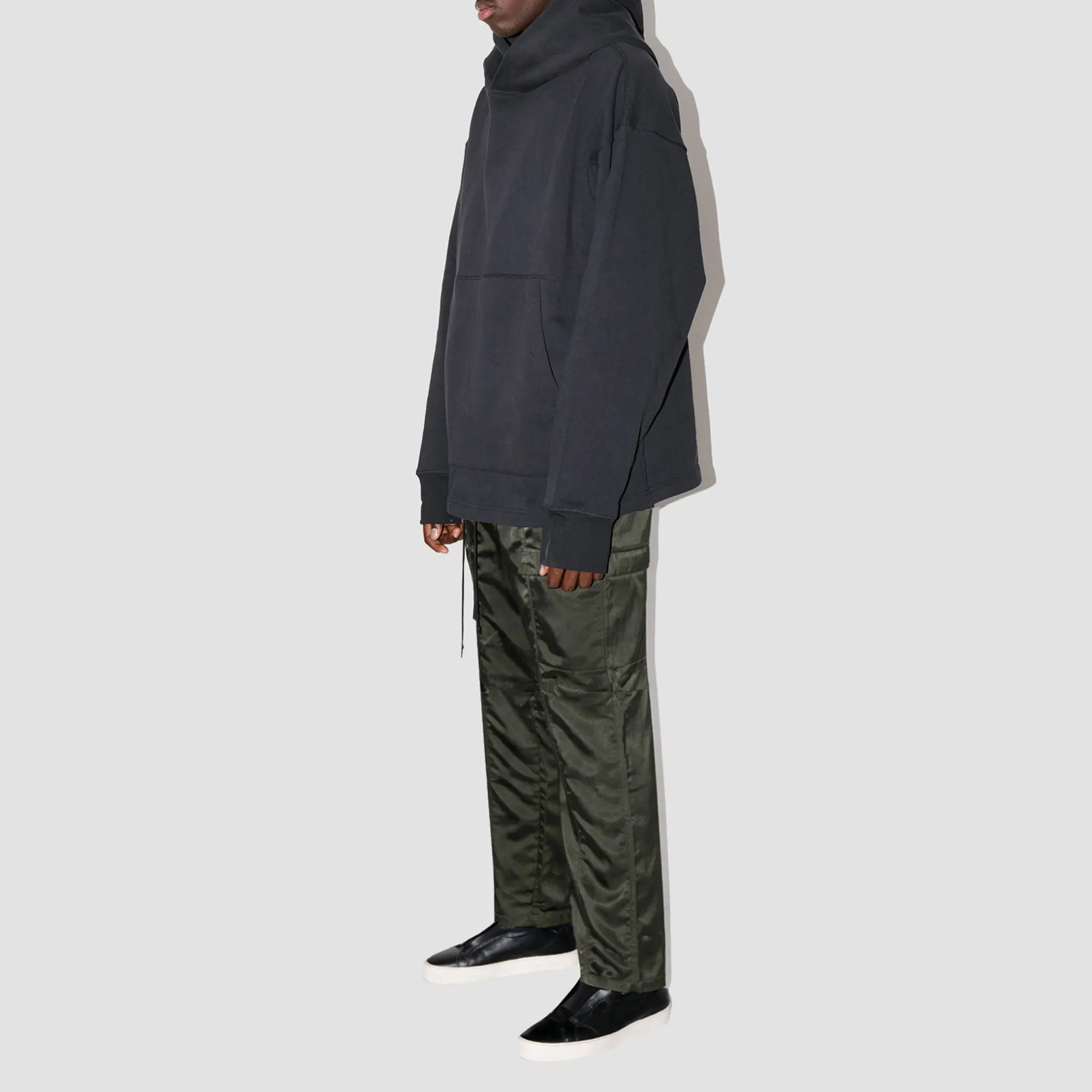 Heavyweight Endura Black Fleece Oversized Hoodie