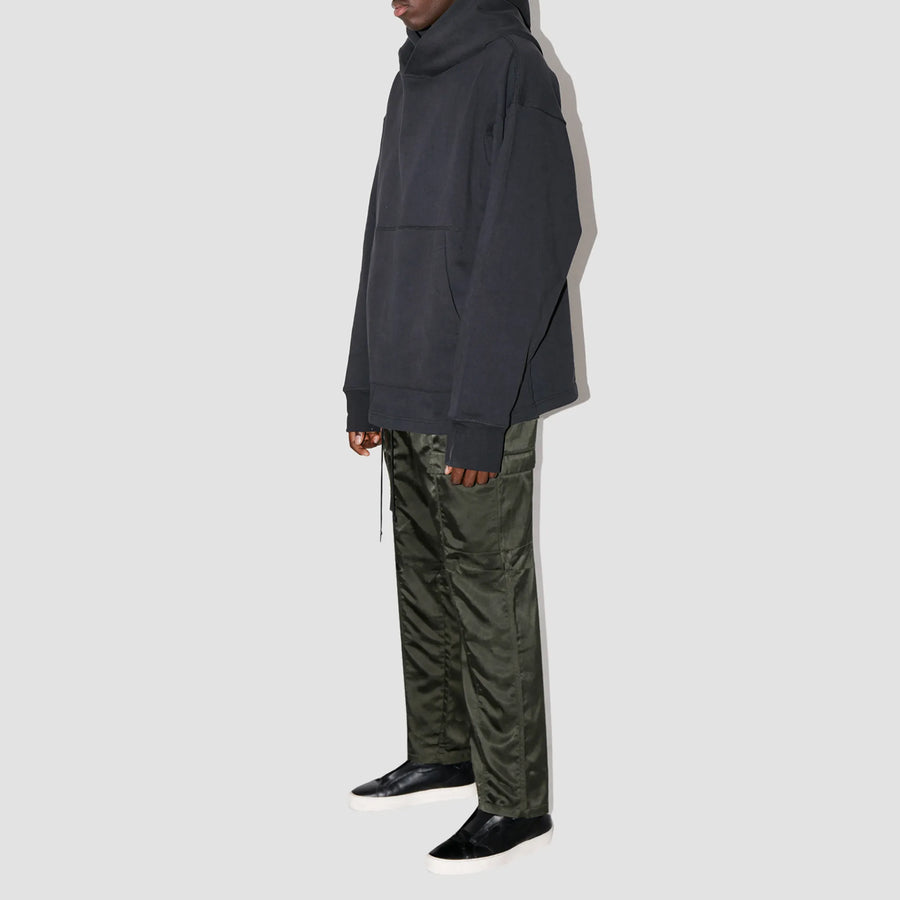 Heavyweight Endura Black Fleece Oversized Hoodie