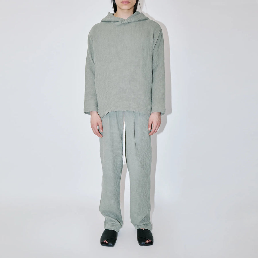 AngelWeave Almond Green Gauze Hoodie