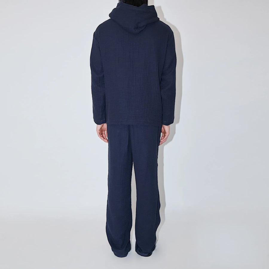 AngelWeave Dark Navy Gauze Hoodie