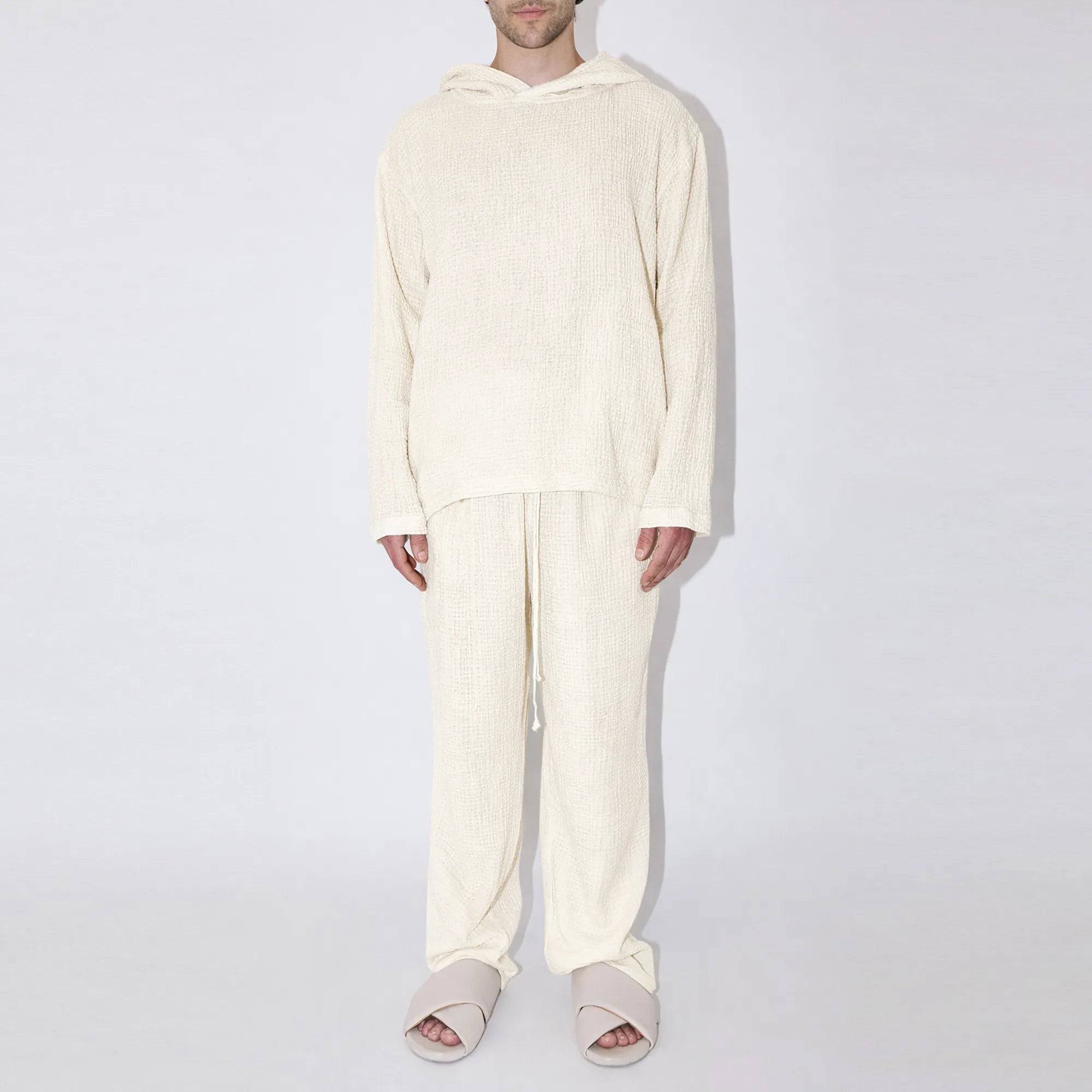 AngelWeave Ivory Gauze Hoodie