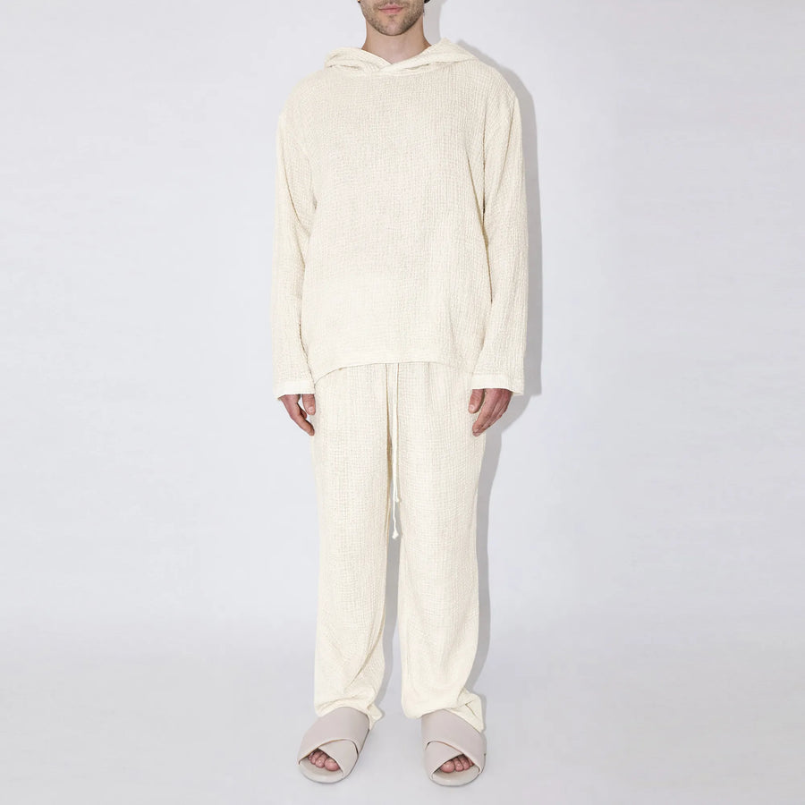 AngelWeave Ivory Gauze Hoodie