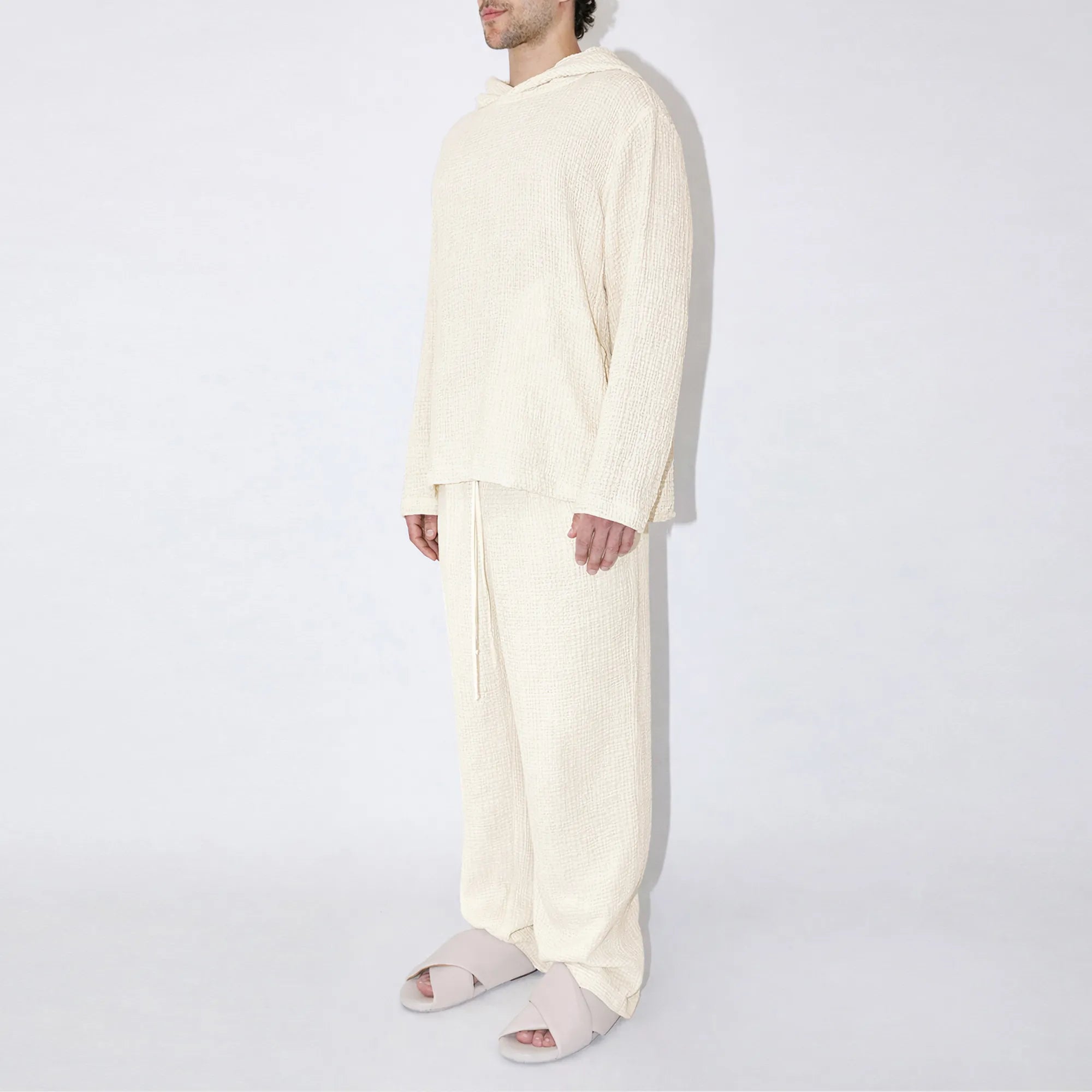 AngelWeave Ivory Gauze Hoodie