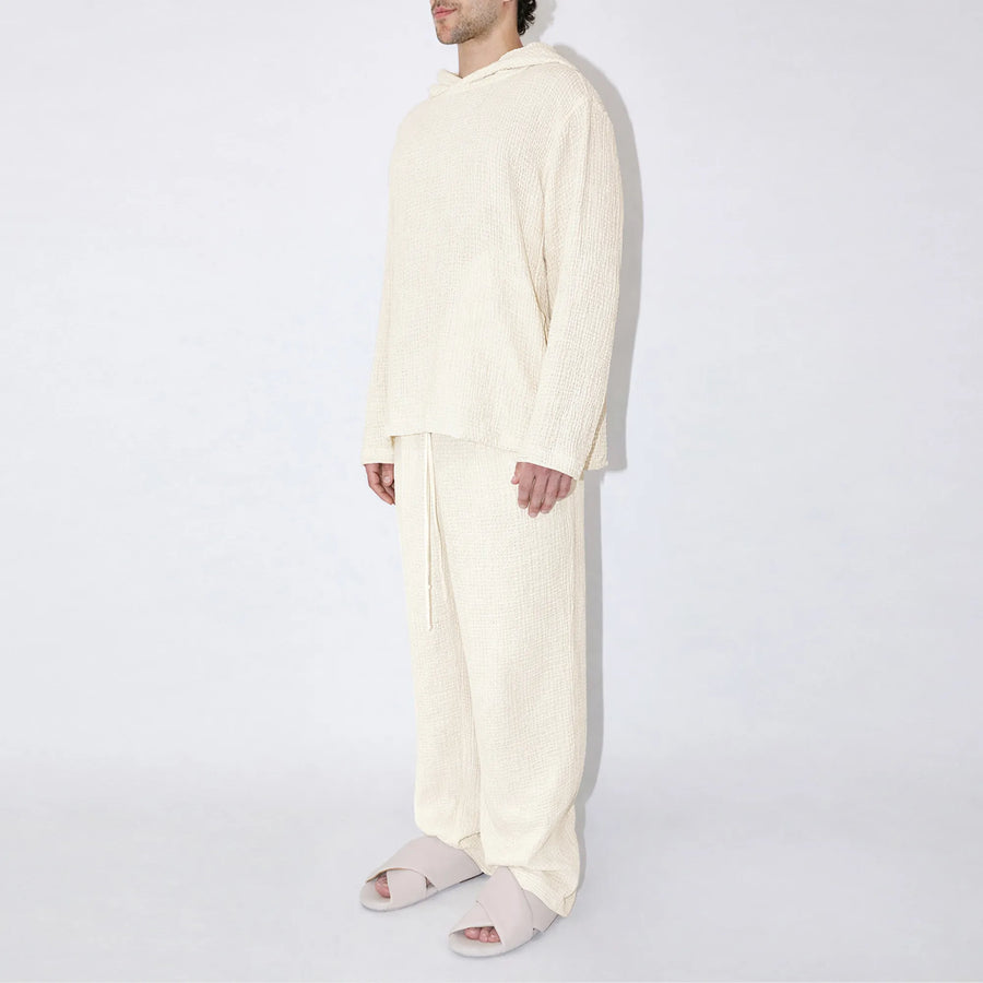 AngelWeave Ivory Gauze Hoodie