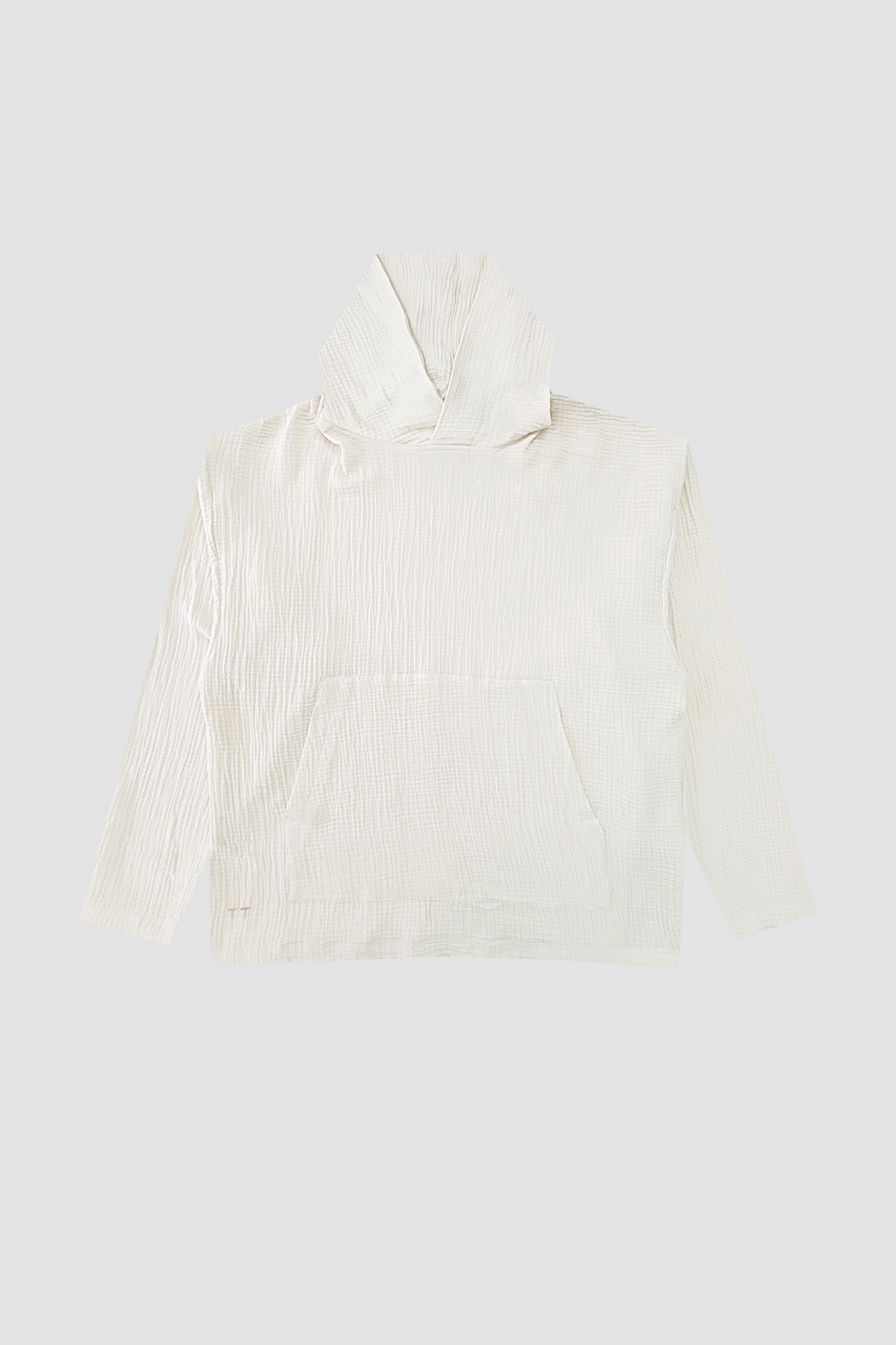AngelWeave Ivory Gauze Hoodie