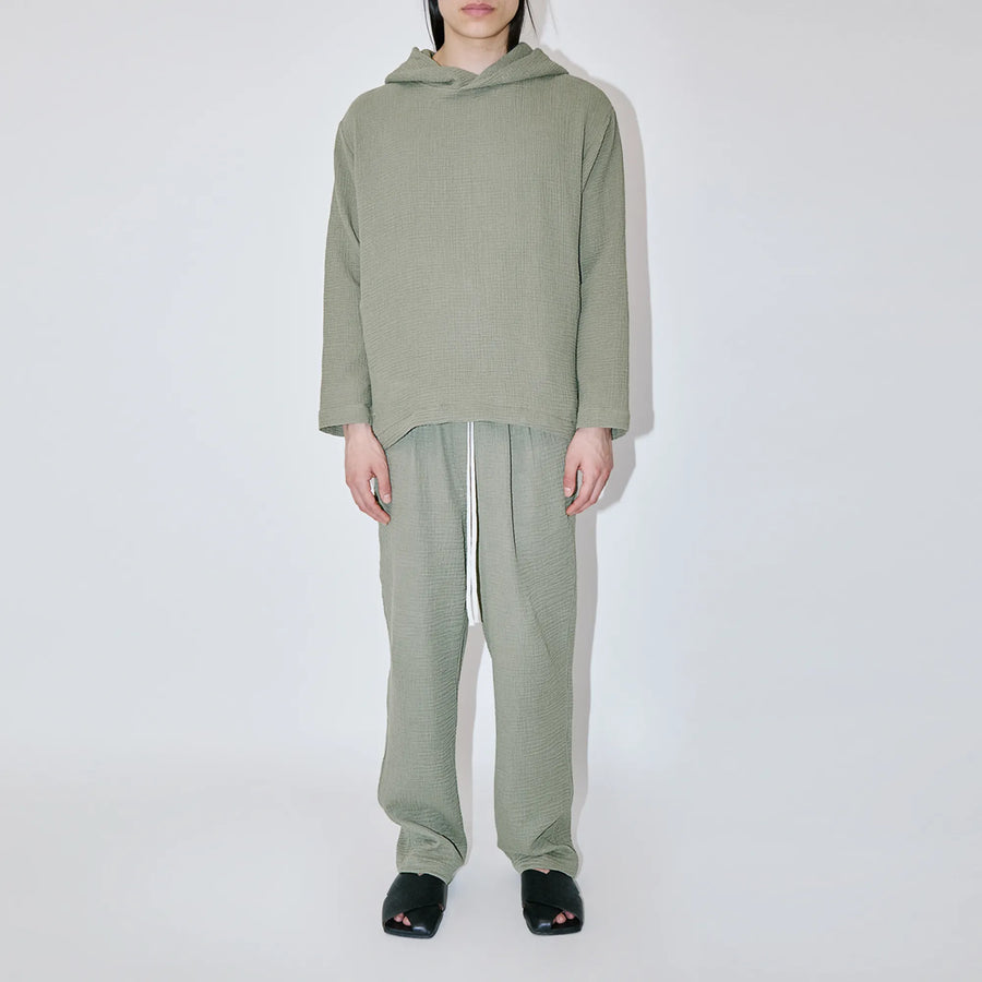AngelWeave Khaki Gauze Hoodie