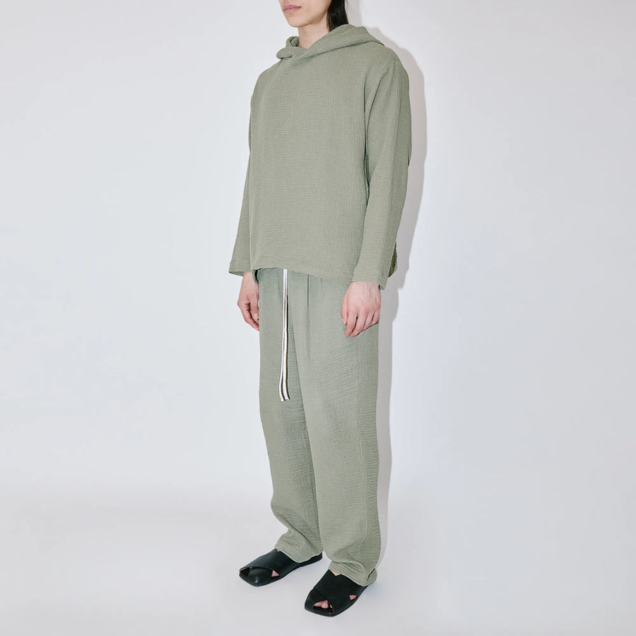 AngelWeave Khaki Gauze Hoodie