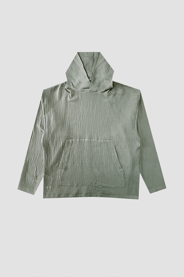 AngelWeave Khaki Gauze Hoodie