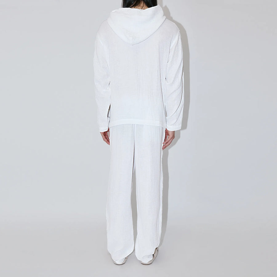 AngelWeave White Gauze Hoodie