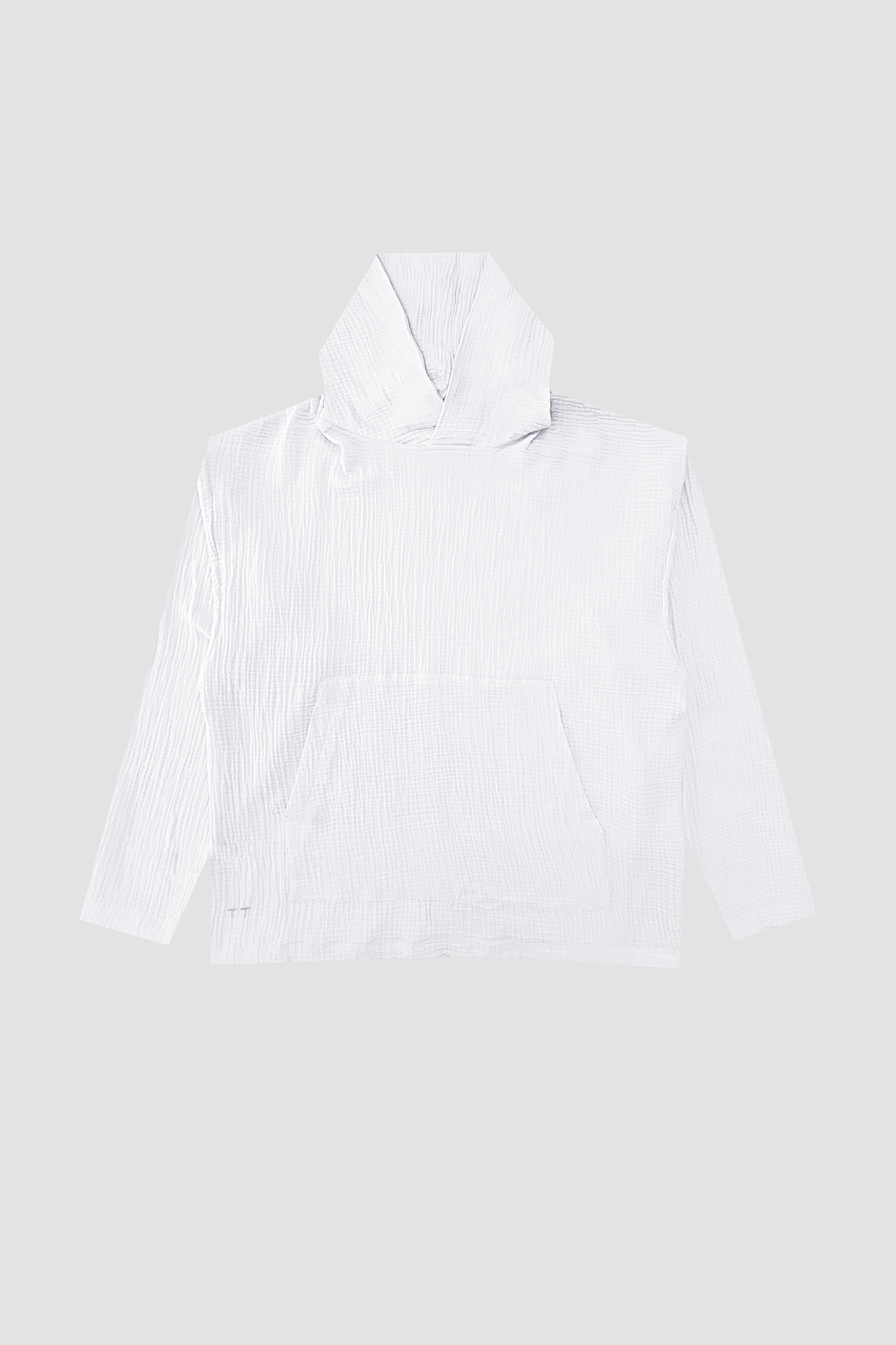 AngelWeave White Gauze Hoodie