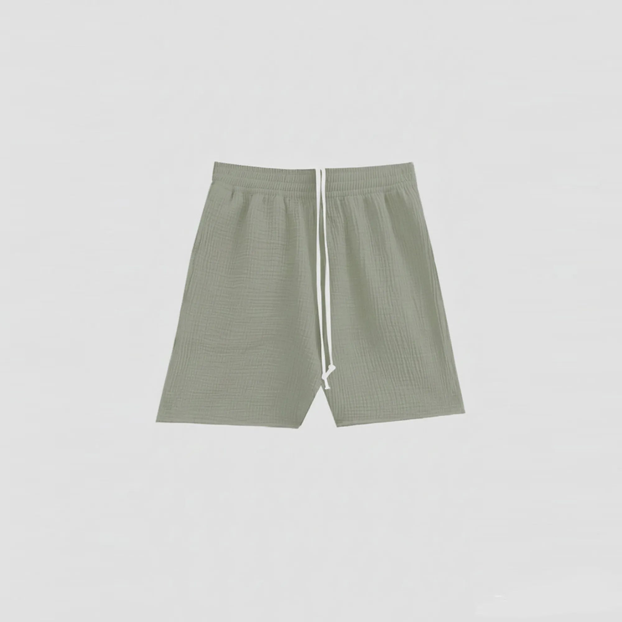 AngelWeave Khaki Gauze Lounge Shorts