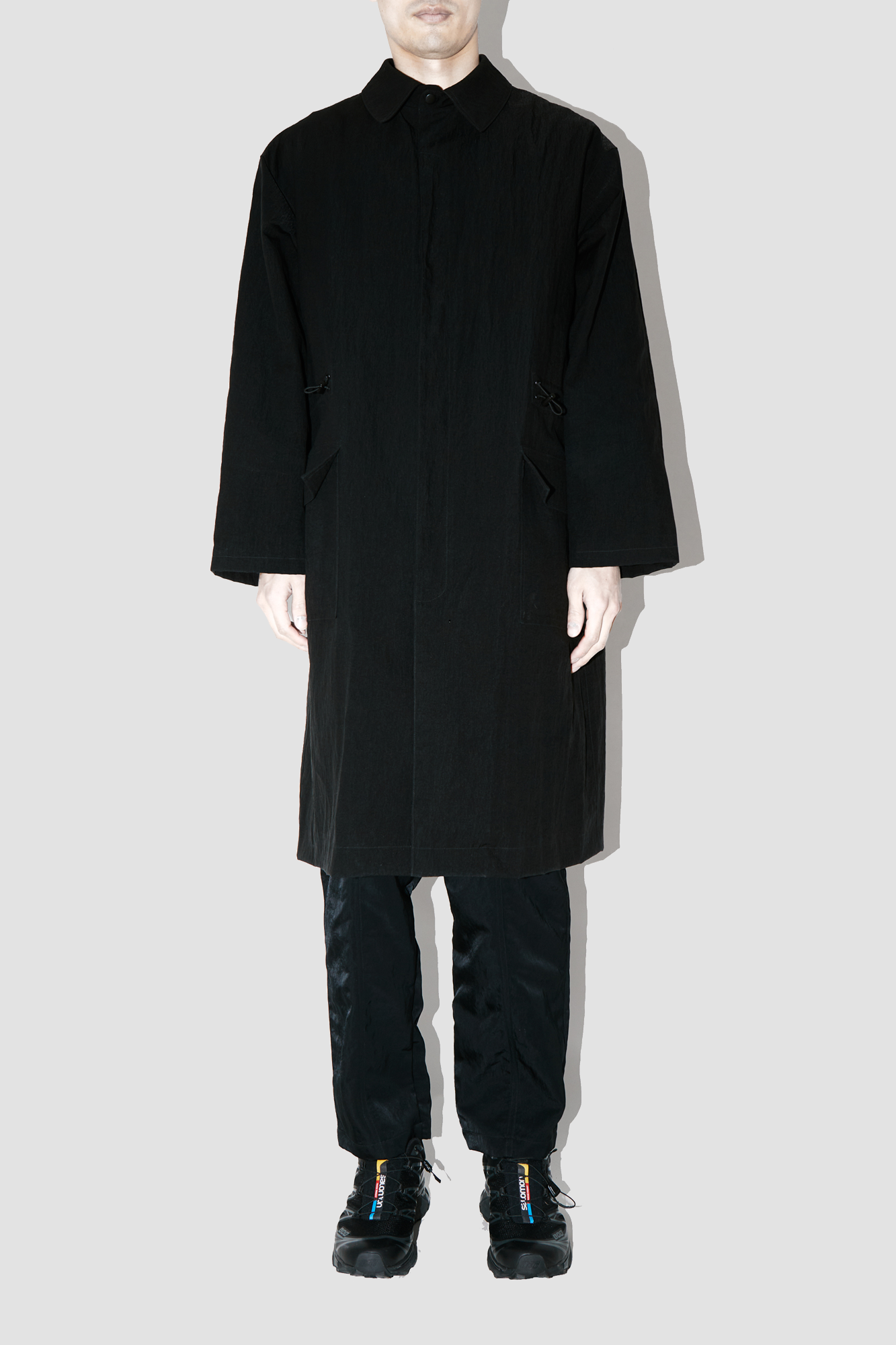 HeavyProtect KLY BLACK TRENCH COAT