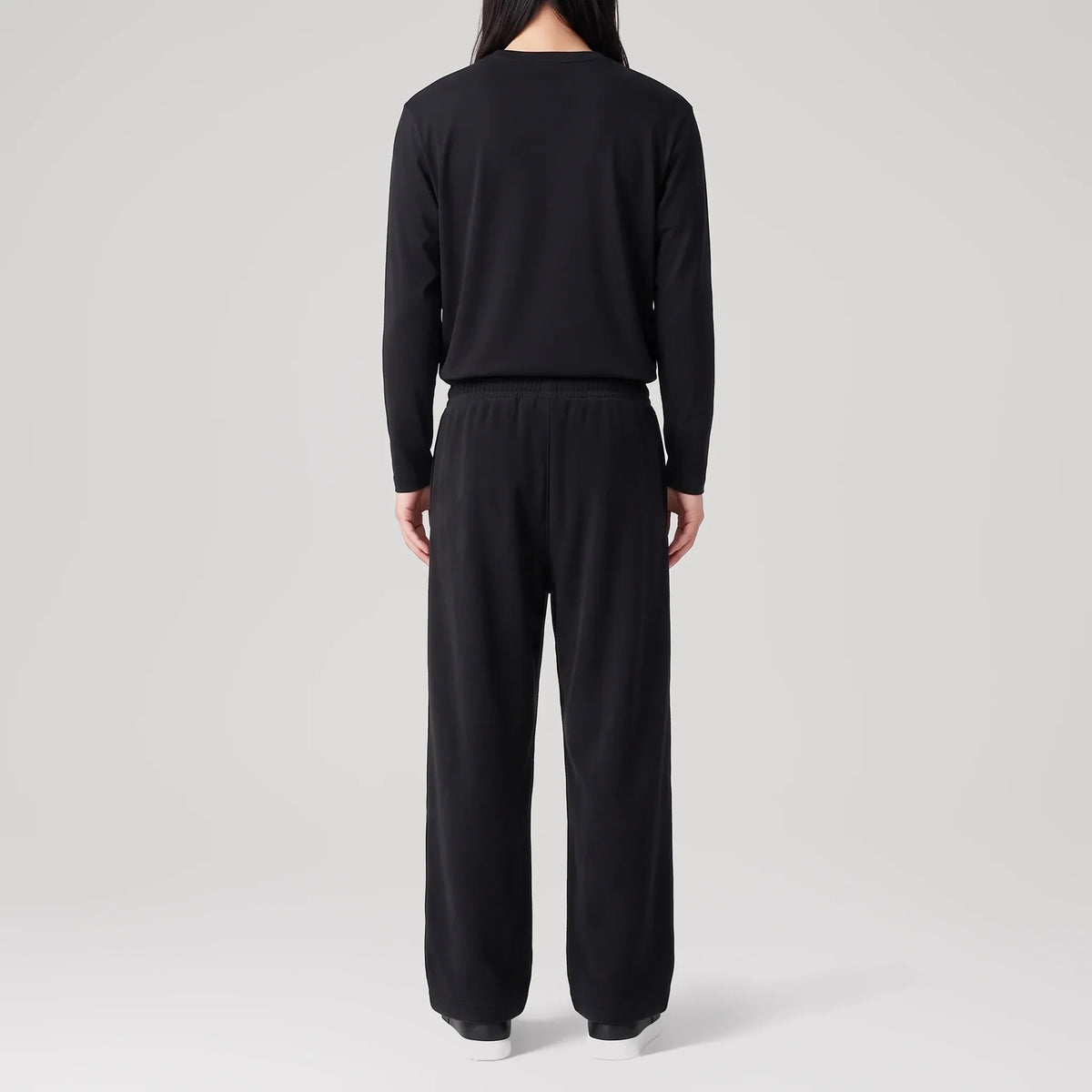 Heavyweight Endura Black Sweat Pants, back view
