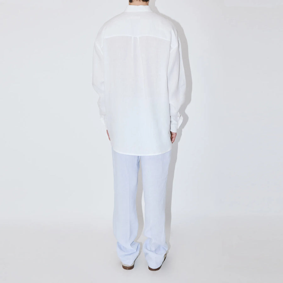 TerraLinen White Oversized Shirt