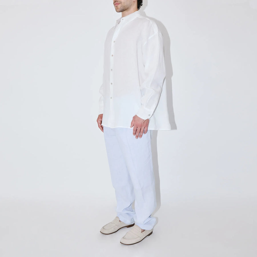 TerraLinen White Oversized Shirt