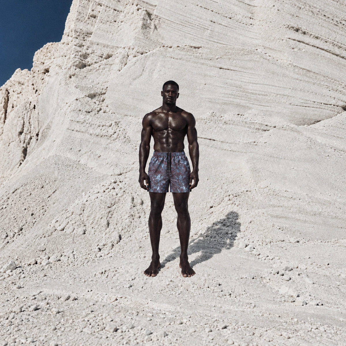 Maillot de bain Active Chrome Print dans une carrière blanche