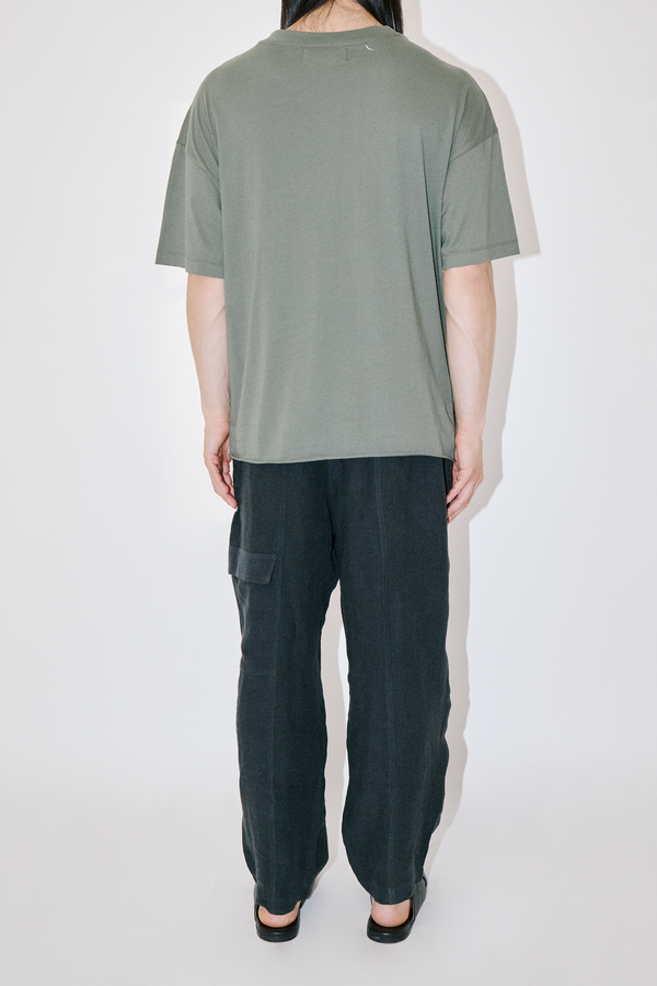 Combed Khaki Oversized T-Shirt